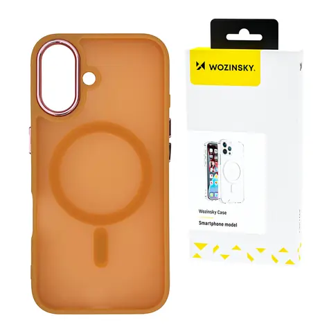 Wozinsky Fashion Case Samsung Galaxy S24 FE oranžová / Kryt / MagSafe