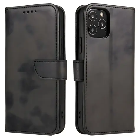 Hurtel Flipové pouzdro s magnetem pro POCO M4 Pro 5G černá / Pouzdro / Flipové / Magnetické se stojánkem