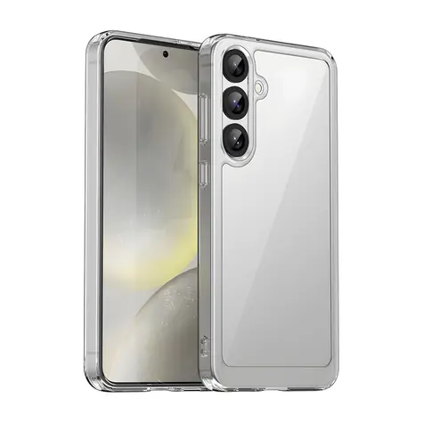 Hurtel Outer Space čirá, černý rámeček / Ochranný kryt / Gelový rámeček / Samsung Galaxy S25+
