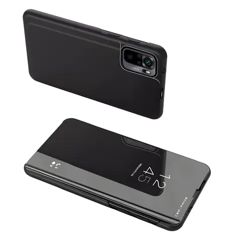 Hurtel Clear View flipové pouzdro černá / Pouzdro / Xiaomi Redmi Note 11 Pro+ 5G, 11 Pro 5G