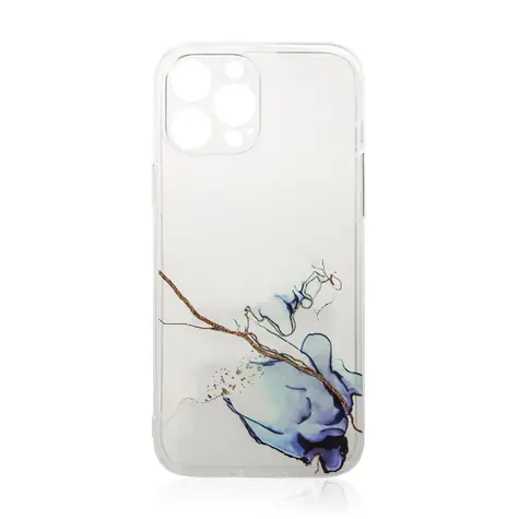 Hurtel Marble Case modrá / Pouzdro / Xiaomi Redmi Note 11 / gelové / mramorový vzor
