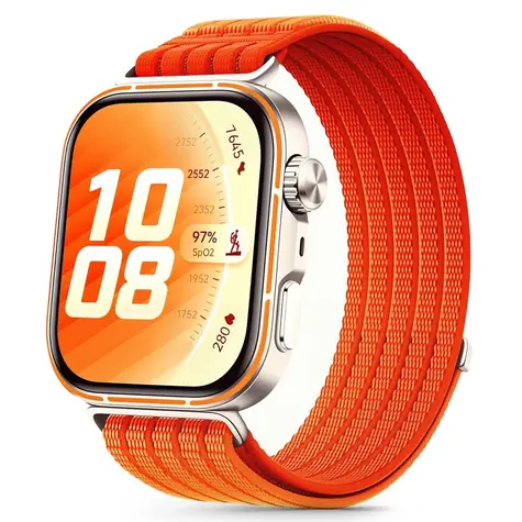Tech-Protect Nylon oranžová / Řemínek / Huawei Watch Fit 3 / 4 / 4 Pro / 5 / 5 Pro