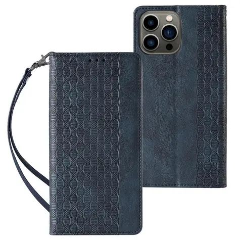 Hurtel Flipové pouzdro s poutkem pro Samsung Galaxy S23+ modrá / Pouzdro / Magnetické zavírání / Stojánek
