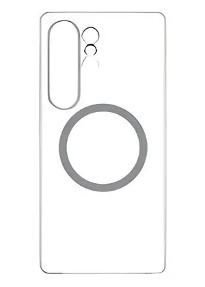 Samsung GP-FPS938SAA transparentní / Průhledný kryt / Galaxy S25 Ultra / Magnetický úchyt