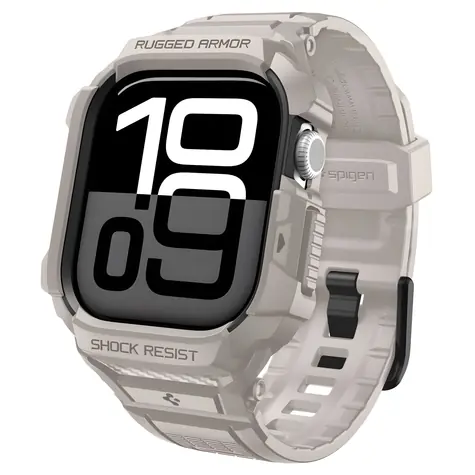 Spigen Rugged Armor Pro V2 béžová / Řemínek / Apple Watch 46 mm