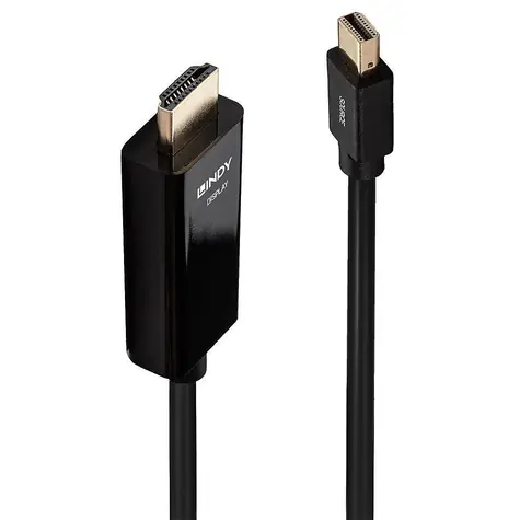 Lindy Mini-DisplayPort - HDMI černá / Kabel / 4K 30Hz / 3 m / pasivní DP