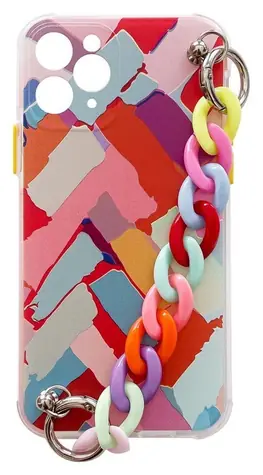Hurtel Color Chain Case pro Apple iPhone 13 Pro mix barev / Pouzdro / Gelové s řetízkem