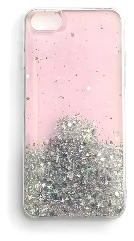 Wozinsky Star Glitter třpytivý kryt růžová / Kryt / Xiaomi Redmi K40 Pro+, K40 Pro, K40, Poco F3