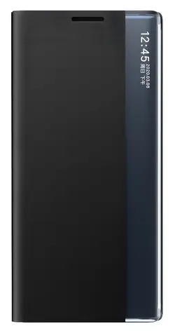 Hurtel New Sleep Case černá / Pouzdro s klopou a stojánkem / pro Samsung Galaxy S25 Edge