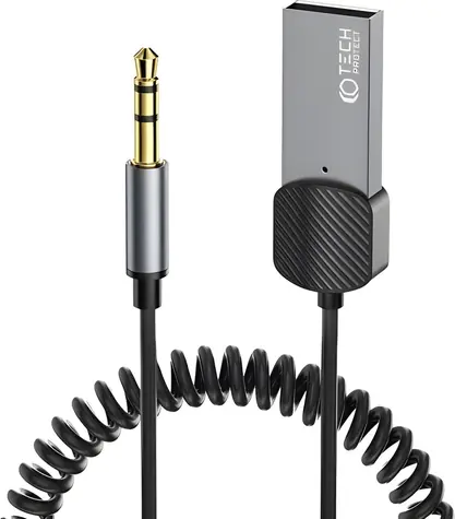 Tech-Protect Ultraboost šedá / Bluetooth adaptér / AUX audio