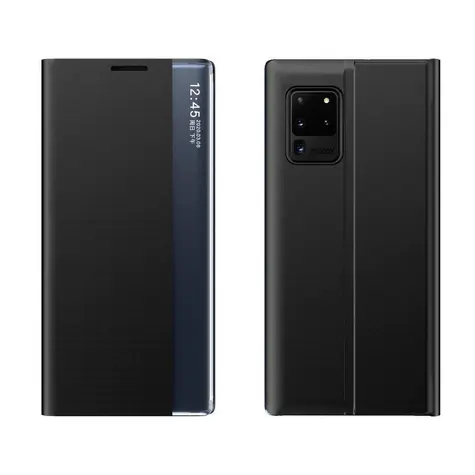 Hurtel New Sleep Case černá / Pouzdro pro Samsung Galaxy A73 / s klopou a stojánkem