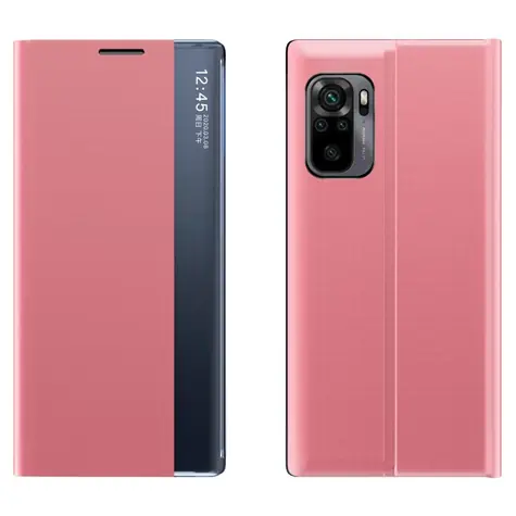 Hurtel Sleep Case růžová / Pouzdro typu kniha / Xiaomi Redmi K40 Pro+, K40 Pro, K40, POCO F3