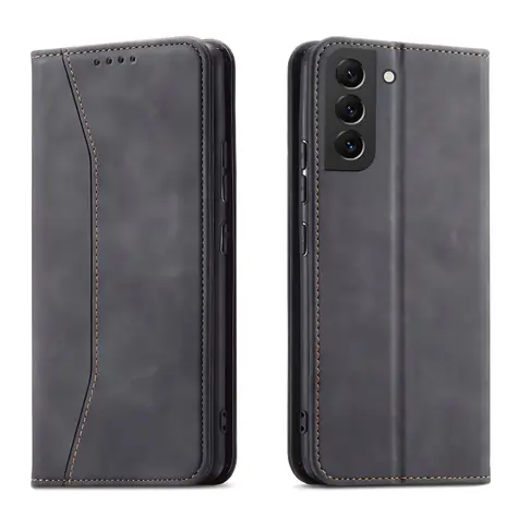 Hurtel Magnetické flipové pouzdro pro Samsung Galaxy S23+ černá / Pouzdro / Magnetické / Flip