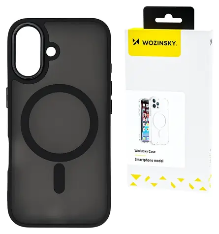 Wozinsky Fashion Case MagSafe černá / Zadní kryt / Samsung Galaxy S25+ / MagSafe