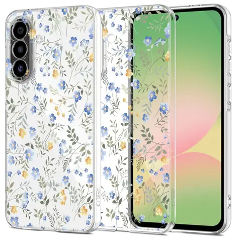 Tech-Protect FlexAir transparentní, květinový vzor / Kryt / Samsung Galaxy A27