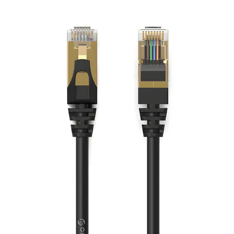 Orico PUG-C7 černá / Síťový kabel / CAT7 / RJ45 - RJ45 / 10Gbps / 10 m