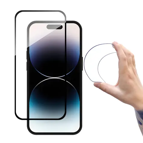 Wozinsky Flexi Nano Glass Full Cover černá / Ochranné sklo / iPhone 14 Pro / Flexibilní