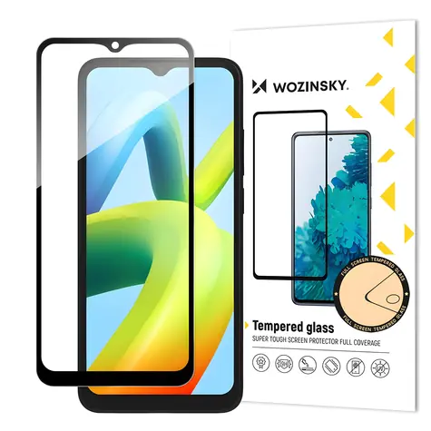 Wozinsky Full Glue Ochranné tvrzené sklo pro Xiaomi Redmi A2/A1 / lepení přes celý displej