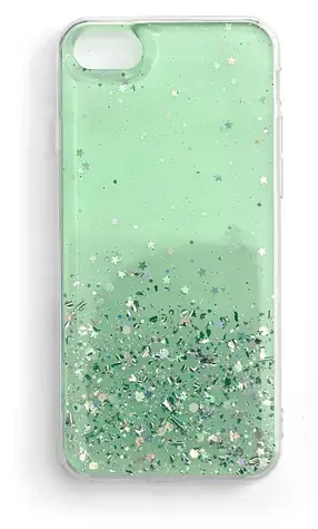 Wozinsky Star Glitter pro Xiaomi Mi 11 zelená / Zadní kryt / třpytivý vzor