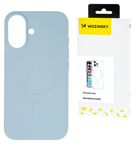 Wozinsky Liquid Silicone Case MagSafe světle modrá / Pouzdro / silikonové / MagSafe / Samsung Galaxy S24 FE