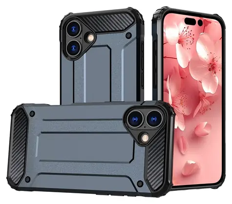 Hurtel Hybrid Armor modrá / Kryt / Apple iPhone 16