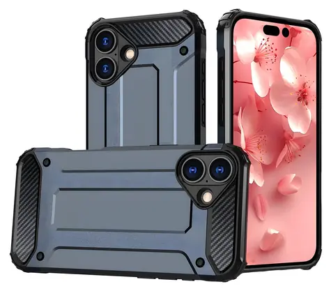 Hurtel Hybrid Armor modrá / Kryt / Apple iPhone 16 Plus