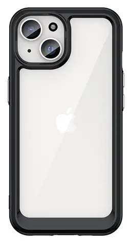 Hurtel Outer Space Case iPhone 15 Plus černá / Kryt / Vyztužený / Ohebný rámeček