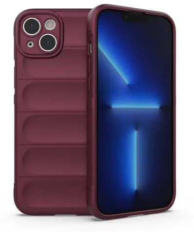 Hurtel Magic Shield Case vínová / Ochranný kryt / Apple iPhone 14 Plus / Elastický, odolný