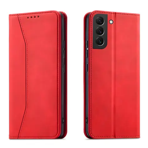 Hurtel Magnet Fancy Case pro Samsung Galaxy S23+ červená / Pouzdro / Flipové / Magnetické zavírání
