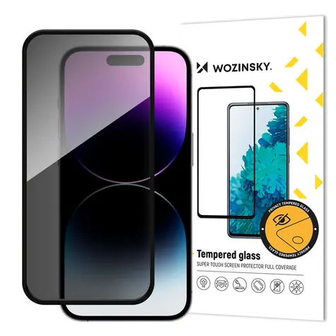 Wozinsky Privacy Glass tvrzené sklo pro Apple iPhone 16 Plus / Ochranné sklo / Privacy filtr