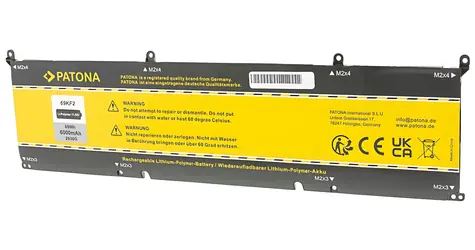 PATONA 69KF2 / Baterie pro notebook / Dell Precision 5550, 5560, XPS 9500, 9510, G5 5515 / 6000 mAh / Li-Pol / 11,55V