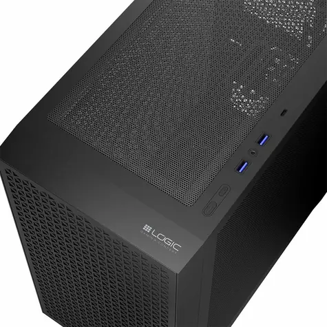 Logic Dart Pro Mini černá / Skříň / Mini Tower / micro ATX / USB-C 3.2 Gen 2 / 2x USB 3.0