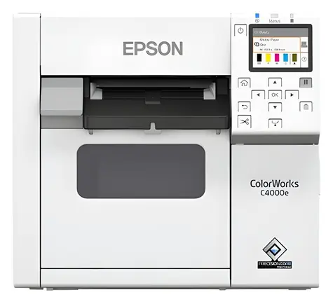 Epson ColorWorks CW-C4000e MK bílá / Tiskárna štítků / Inkoustová / 1200x1200 dpi / USB