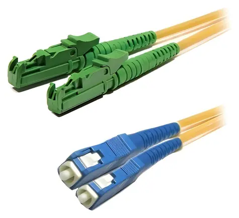 XtendLan FO patch E2000/APC-SC 2m / Optický patch kabel / duplex / 9/125 / G.652d / LS0H
