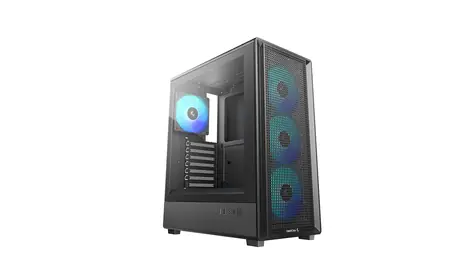 Deepcool CC550 4F černá / PC skříň / Midi Tower / Temperované sklo / USB-C