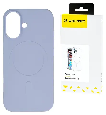 Wozinsky Silicone Case Samsung Galaxy S24 FE fialová / Kryt / MagSafe / Silikon