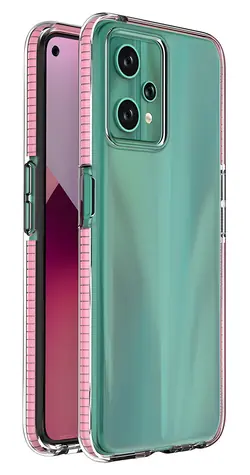 Hurtel Spring Case pouzdro pro Realme 9 Pro světle růžové / Pouzdro / Silikonové / Rámeček