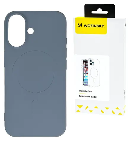 Wozinsky Silicone Case Samsung Galaxy S24 FE šedá / Kryt / MagSafe / Silikon