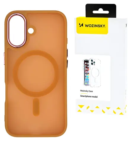 Wozinsky Fashion oranžová / Zadní kryt / MagSafe / pro Samsung Galaxy S25+