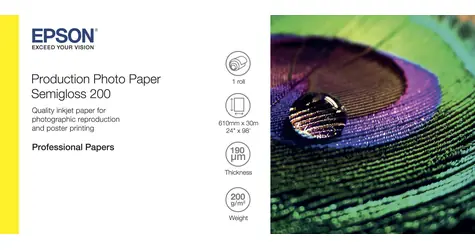 Epson C13S450376 / Fotopapír role / Semigloss / 24