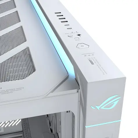 ASUS ROG Cronox White Edition / Skříň / ATX / prohnuté tvrzené sklo / ARGB