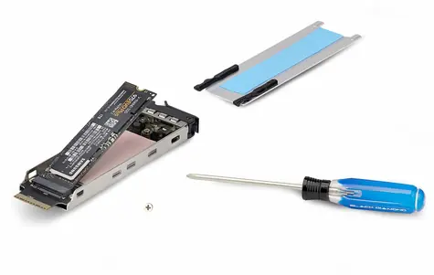 StarTech sáňky pro M.2 SSD disk / Sáňky pro disk / M.2 / černá, stříbrná