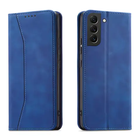 Hurtel Magnet Fancy Case pro Samsung Galaxy S23+ modrá / Pouzdro / Flipové / Stojánek