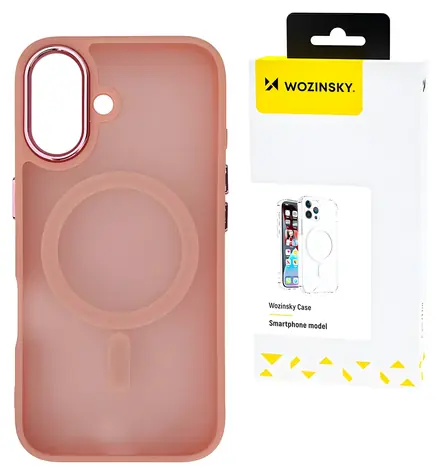 Wozinsky Fashion Case MagSafe růžová / Zadní kryt / Samsung Galaxy S25+ / MagSafe