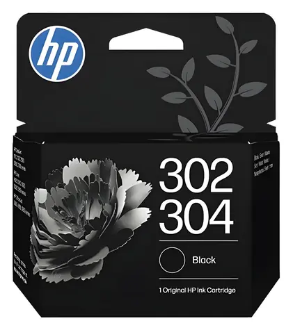 HP 302/304 černá / Inkoustová cartridge / originální / DeskJet 2620, 2630, 3750 / 120 stran