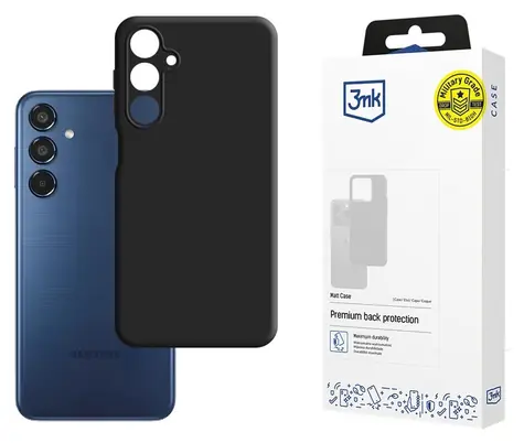 3mk Protection Matt Case černá / Pouzdro / Samsung Galaxy M35 5G