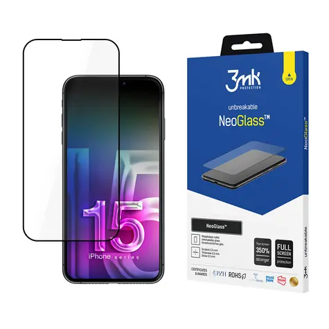 3mk Protection NeoGlass / Ochranné sklo / Apple iPhone 15 Plus