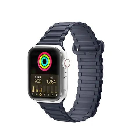 Dux Ducis Strap Armor Version černá / Řemínek / Apple Watch SE, 1–9 / 41, 40, 38 mm / silikonový, magnetický