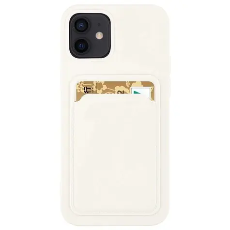 Hurtel Card Case bílá / Pouzdro / Xiaomi Redmi 10X 4G a Redmi Note 9 / Peněženka na karty