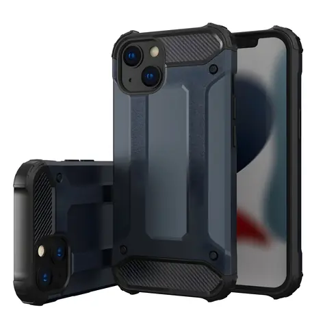 Hurtel Hybrid Armor pancéřové pouzdro pro Apple iPhone 14 modrá / Pouzdro / Hybridní / Odolné